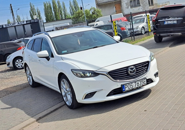 Mazda 6 cena 49900 przebieg: 113000, rok produkcji 2015 z Bydgoszcz małe 121